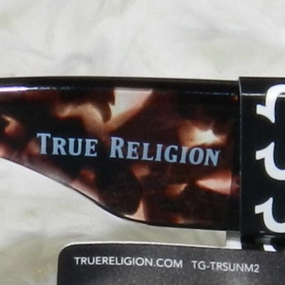 TRUE RELIGION LOGO TURQUOISE UV SQUARE OVERSIZED SUNGLASSES 🎈HP🎉🎈🆕😮‍💨⚡🚚 - Picture 14 of 16